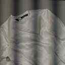Allegra K Satin Cardigan for Women's Open Front Elegant Formal 3/4 Sleeve Bolero Shrug Jacket (White, XS)