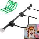 Valentine Wreath Garland Hanger for Front Door , Adjustable Fits 18"- 82" Door Widths , Heavy-Duty Christmas Daily Decoration Holder for Wreaths, Lights & More , No Screws, Drilling, No Damage Door