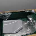 Stainless Steel Litter Box | XL Enclosed Cat Litter Box with Lid for Big Cats | High Sided, Anti-Urine Leakage | Non-Stick Bottom & Includes Litter Mat & Metal Scoop