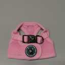 EcoBark Teacup Dog Harness - Luxury Step in Dog Harnesses XXXS - Reflective and Adjustable Vest Harness - Soft Mesh Halter Harness Vest for Puppies & Dogs (Baby Pink) (XXXS- 2 to 3 lbs- Chest up to 10 in (Pack of 1))