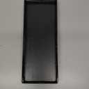 Toilet Paper Basket Organizer – Oak Wood Toilet Tank Tray with Metal Frame, Back of Tank or Top Bathroom Counter Storage – Black Modern Decor, Black, Size 4,5*11 inch