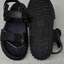 Madden Girl Amore Footbed Sandals Black Size 2