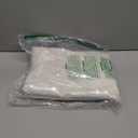 ANRODUO Extra Long Fabric Shower Curtain Set - Ivory 72"x108" with 12 Rust Resistant Durable Metal Hooks, Waterproof & Linen Textured, Button Hole Design, Machine Washable for Bathroom Decor