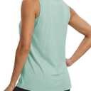 MAGCOMSEN Women's Loose Fit Quick Dry Lightweight Athletic Tank Top (Green, S)