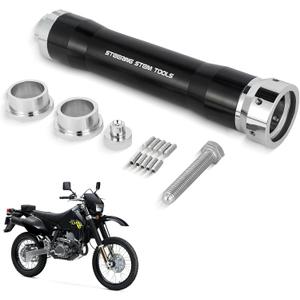 Motorcycle Steering Stem Bearing Tool Universal for CRF 110 125 KLX 110 KX 68 85 230 250 PW 50 TTR 110 90 230 YZ 125 250 RM85 DRZ YZF EXC ENDURO ADV Dirt Pit Bike Black