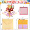 5 x Happy Birthday Pop Up Card, Creative 3D Birthday Card with Classic Envelope & Writing Note Happy Birthday Pop Up Box for Women Men(18th Birthday Card)