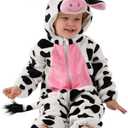 Spooktacular Creations Halloween Baby Cow Costume, Toddler Cow Jumpsuit 18-24