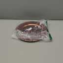 ChargeIt by Jay Charge It by Jay Beaded Charger 13 Decorative Melamine Service Plate for Home, Professional Dining, Perfect for Upscale Events, Dinner Parties, Weddings, Banquets, Catering, Copper