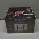 West Bend Timeless 4-Slice Toaster with 7 Browning Levels, Bagel/Waffle/Defrost Settings, High-Lift Lever, Anti-Jam, Easy-Clean Crumb Tray, 4-Slice, White/Gold