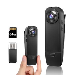 kaysunlink Mini Body Camera 1080P Police Body Camera with Memory Card,Body Worn Cam,Premium Portable,Wearable Patrol Video Recording Camcorder for Work Records,Guard (64GB)