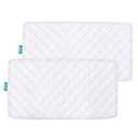 Waterproof Bassinet Mattress Pad Cover Compatible with Graco My View 4 in 1 Bassinet,, Ultra Soft Surface, Breathable and Easy Care