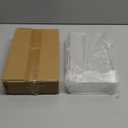 ZEXALOR Clear Plastic Storage Bin with Lid, Organizer for Pantry, Office, Bathroom, Kitchen, Snack, Tea Bag, Coffee Container (Small)