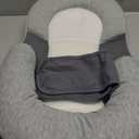 Baby Lounger Pillow for Infant Support Cushion Reflux Pillow, Bottle Feeding, Tummy Time,Wedge Pillow for Newborn,Adjustable Baby Wedge Pillow for Reducing Spit-Up (White Black)