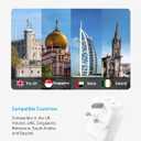 Anker USA to UK International Plug Adapter, Travel Adapter, 15W Max with 2 AC, 2 USB-C, and 1 USB-A Port, Ideal for iPhone 15, iPad Air, and More, Compact for Travel, Cruise (TUV Listed)