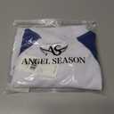 Angel season Rash Guard for Boys UPF 50+ Swim Shirt Long Sleeve Bathing Suit Summer UV Protection Sun Shirts Rashgurad (2T, White Blue)