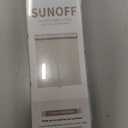 Sunoff Blackout Roller Shades Blinds Cordless for Windows Pull Down Room Darkening Door Blinds with Thermal Insulated Easy to Install for Living Room,Bedroom,Home,Office Linen Beige 59" W x 72" H