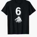 Funny Number 6 Matching 67 Meme Costume T-Shirt, Small