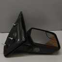 Power Heated Towing Mirror Compatible for 2004-2014 Ford F150 w/Sequential Turn Light Puddle Light Dynamic Streamer Signal Dural Beam (Pair Black)