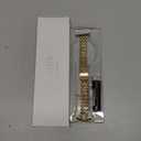 MioHHR Slim Metal Bands Compatible with Apple Watch Bands for Women 38mm 40mm 41mm 42mm (Series 11 10), Stainless Steel Strap Bands for iWatch Series 11 10 9 8 7 6 5 4 3 2 1 SE3/2/1, Gold