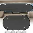2026 New Upgrade Car Shades for Back Windows Baby 43.3"x23.6"(1 Pack),Rear Window Sun Shade,Car Window Shades Can Blocks 99.98% UVR,Sun Shade Windshield,Glare Shield Protection