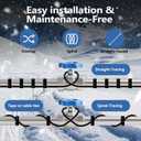 80FT3FT-200FT Pipe Heating Cable for Pipe Freeze Protection, Heat Cable for Water Pipes(Metal and Plastic), Pipe Heat Tape Keeps Water Flowing at -40F 5w/ft, 120V Plumbing fixture