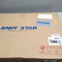 ANDY STAR Brass Bathroom Mirror, 24x32 Brushed Gold Metal Frame Oblong Mirror for Bathroom, Modern Gold Oval Bathroom Mirror for Over Sink, Hangs Horizontal or Vertical