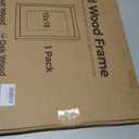 Natural Walnut 12x18 Picture Frames Mat to 9x12 Picture Display Set of 3,Original Wood Handcrafted 12x18 Wooden Certificate Frame with Tempered Glass Graduation Family Wedding Photo Wall Mounted