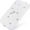Bassinet Mattress Pad Fit for 18" x 36" x 0.8" Dream On Me Luna/Haven Cradle, Waterproof Breathable Soft, Baby Foam with Removable Zippered Cover