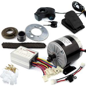 L-faster 24V36V 350W Motor Kit Gokart Engine System with Gas Pedal Child Bike Conversion Kit DIY 4-Wheels Cart