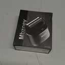 Electric Foil Shavers for Men: Mini Electric Razor for Face - IPX7 Waterproof Cordless Razor with LED Display & Fast Charge - Micro-Comb Technology & Precision Blades (Sanded Grey)