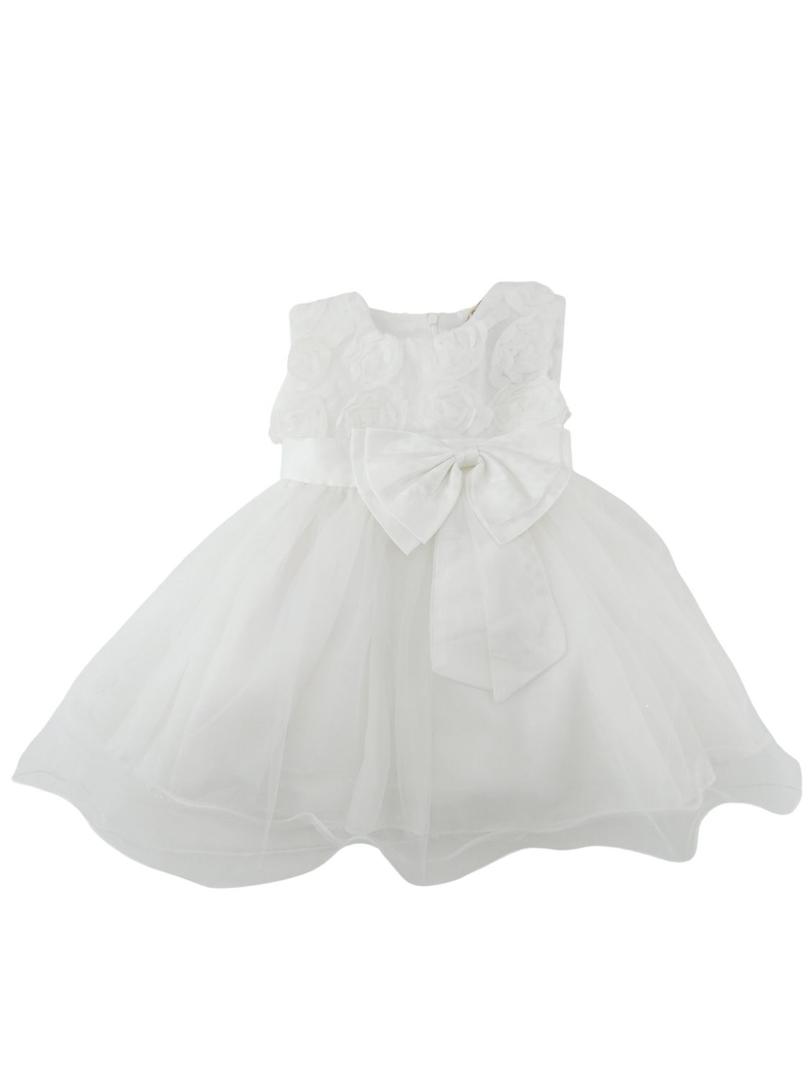 AI MENG BABY Baby Girls Bow Dress, Size XL