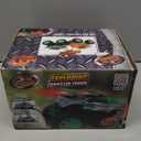 Exploding Monster Truck Toy with Explosive Crash Sounds and Lights, Smash It Up Again and Again, 8.7 Monster Truck Toys for Boys Kids Ages 3, 4-7 & Above | Toddler Toys for 3 Year Old Boys Gift (Grey)