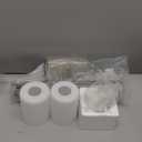 Ascher Bathroom Light Fixtures, 3-Light Vanity Light Over Mirror, Brushed Nickel Wall Sconces with Milky White Frosted Glass Shades, Wall Lamp for Living Room Bedroom, E26 Base(Bulbs Not Included)