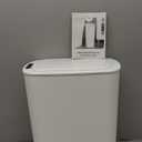 Cesun Motion Sensor Trash Can, 5 Gallon Automatic Bathroom Garbage Can with Lid, Touchless Smart Plastic Slim Wastebasket for Bathroom, Office, rv, Bedroom, Living Room, White