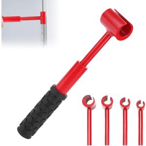 ASIEIT 4-Piece Door Hinge Adjustment Tool, Hinges Gap Adjusting Wrench, Universal Door Hinges Adjuster, Door Hinge Repair Tool, 0.55-0.98 Inch, for Round Bolt Standard Gauge, Repair, Home