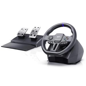 PXN PC Racing Wheel, V900 GEN2 Universal Usb Car Sim 270/900 Degree Race Steering Wheel with Pedals for PS3, PS4, Xbox One, Xbox Series X/S, Switch, Android TV