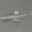 Plug-in Under Cabinet Lighting, Dimmable Under Counter Lights for Kitchen, 2pcs 12 Inch, Warn White 3000K Linkable USB Led Closet Light, Wired Indoor Night Lights Bar for Desk, Sink, Workbench (No motion sensor-2 pack)