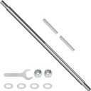 40 Inch Go Kart Rear Axle Kit Compatible with ATV Quad 4 Wheeler Dune Buggy Trailer, Go Cart Live Axle Shaft with 1" Diameter 3/4" Step Down 3/4-16" Fine Thread & 1/4" Keyway Heavy Duty Parts