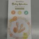 Yoofoss 4 Piece Baby Brush and Comb Set, Wooden Baby Brush with Natural Ultra Soft Goat Hair, Baby Hair Brush for Newborn, Baby Brush Set for Boy Girl