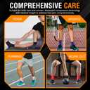 2 x Doc Miller Ankle Brace for Women & Men  Foot Compression Sleeve, Toeless Wrap & Support for Pain Relief, Plantar Fasciitis, Achilles Tendonitis & Injury Recovery, 1 Pair (Medium, Black)