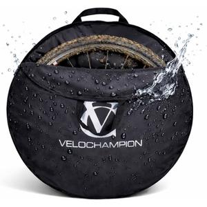 VeloChampion Waterproof Bicycle Wheel Bag Storage Cover | Mountain, Road, Gravel or Kids BMX | 650b. 700c. 16 20 24 26 27.5 29 Bike Wheelset Transport Travel Case