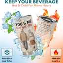 Macorner Gifts for Wife, Wife Gifts, Romatic Valentines day gifts for Her, Christmas gift for Old Couple, You & Me We Got This, Stainless Steel Tumbler 20oz I Love You Her, Anniversary Presents