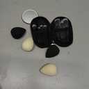 Mini Travel Makeup Brushes Portable Set, 14 Pieces, Full Complete Function Cosmetic Kit with Brush Pouch, On the Go Short Makeup Brush Small Travel Essentials for Women, Girls (Black)