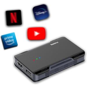 Magic Box 3.0 Lite  Stream Netflix, YouTube, Disney+, Prime Video | 3-in-1 Car Streaming Device with Wireless CarPlay & Android Auto | HDMI & AV Output | for OEM Wired CarPlay Cars Only