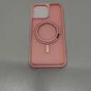 360 Magnetic Swivel Ring for iPhone 16 pro max case, Built-in Metal Stand and Ring Holder, Magsafe Compatible, Military Grade Protection, Shock and Vibration Resistant- Pink