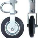Gate Wheels for Metal Tube Gate Driveway Gate Fence Wheels for Gates Farm Gate Wheel Swing Gate Fence Support Gate Latches for Metal Gates