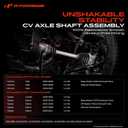 A-Premium CV Axle Drive Shaft Assembly Compatible with Toyota Corolla 2009-2018, Matrix 2003-2014 & Pontiac Vibe 2003-2010, L4 1.8L, Front Left Driver Side