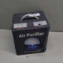 Water Based Air Purifier for Home with Essential Oil Diffuser and Humidifier Function, Rainbow Air Washer with LED Night Light, Freshener for Smoke and Pet Odors, Includes 6x10ml Essential Oils