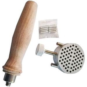 PRAZTECH Universal Work Holder Peg Clamp Jewelers Hand Held Vise Jewelry Engraving Tool