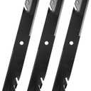 103-6338 Blade Set for Ex Mark 60'' Deck, Toothed Mulching Blade Compatible with Ex Mark Lazer Z AC, Bad Boy Toro Hustler Zero Turn Mowers, Replace for 116-5173-S, 103-6338-S, 103-2530, 3 Pack